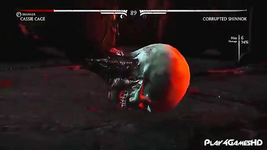 Corrupted shinnok fatality and x ray