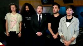 Late Late Show with James Corden  one direction