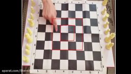 اموزش شطرنج درس 1 ترتیب مهره ها  حرکت مهره ها مفاهیم پایه