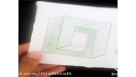 کشیدن نقاشی سه بعدی draw 3D painting of creative handcraft