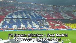 کورئوگرافی زیبا بایرن مونیخ  رئال مادرید 2014 