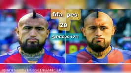 مقایسه فیس در فیفا ۲۰ PES20