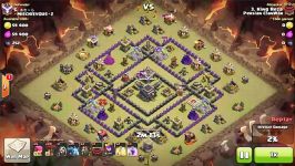 Clash of Clans 3 star Attack Th10 Lavaloonion