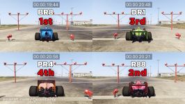مقایسه 4 ماشین فرمول 1 BR8 vs DR1 vs PR4 vs R88 سریع ترین ماشین فرمول است