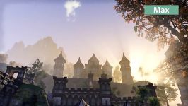 The Elder Scrolls Online – PC Min vs. Med vs. Max Graph