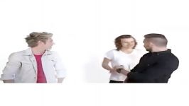 niall and harry and liam in coca cola adv