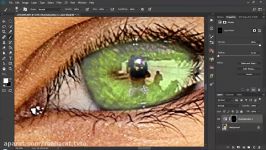 آموزش فتوشاپ ،تغییر رنگ چشم در فتوشاپ Photoshop
