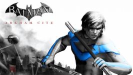 نایتوینگ در بتمن آرکام سیتی Batman Arkham city Nightwing