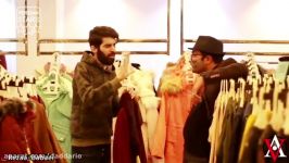 کلیپ خنده دار زن شوهر در مانتو فروشی  رضا بابایی
