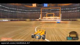 گیم پلی بازی زیبای rocket league به سبک بسکتبال