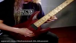 آموزش گیتار الکتریک تکنیک سویپ پیکینگ Jeff Loomis Sweeping Etude