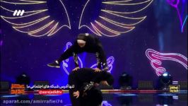 برنامه عصر جدید دور دوم اجرای گروه دختران پرواز استعداد طناب زنی