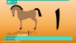 آموزش حروف کلمات به کودکان  حروف به کودک الفبای فارسی برای کودکان