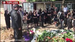 تنها ویدیوی منتشر شده مراسم خاکسپاری زنده یاد ماه چهره خلیلی در لندن