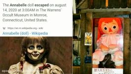 عروسک جن زده آنابل موزه فرار کرده