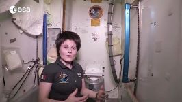 دستشویی رفتن فضانوردان در ایستگاه فضایی