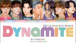 لیریک ورژن ریمیکس جدید آهنگ Dynamite BTS بی‌تی‌اس EDM Remix