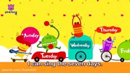 Seven Days English Word Song Word Power Pinkfong Songs for Children