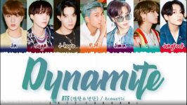 لیریک ورژن ریمیکس جدید آهنگ Dynamite BTS بی‌تی‌اس ACOUSTIC REMIX