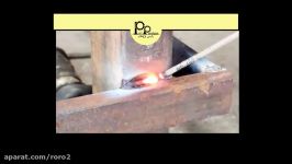 interesting welding video welding thin wall square tube with stick welder ASMR