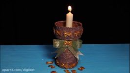 ایده جالب برای ساخت جا شمعی قوطی کنسرو