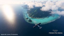 پرواز بر فراز مناظر بدیع قاره اقیانوسیه در شبیه ساز پرواز مایکروسافت کیفیت 4K