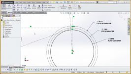 Methodically Designing a Spur Gear in SolidWorks