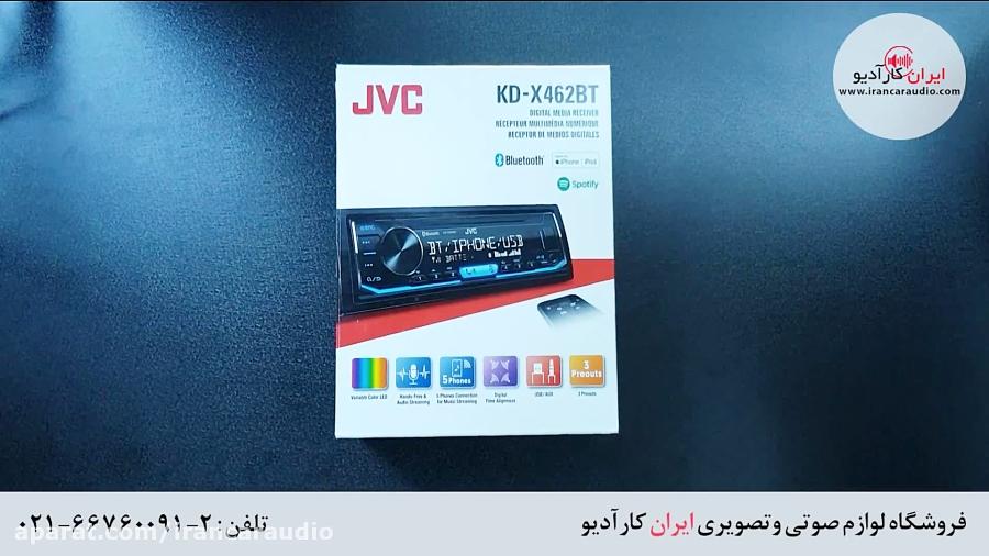 دستگاه پخش صوتی JVC مدل KD X462BT