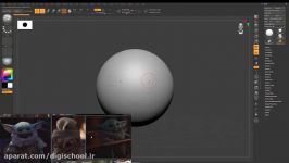 ساخت Yoda کودک در Maya Zbrush Gumroad
