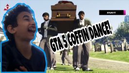 رقص تابوت در جی تی ای ویGTA 5 COFFIN DANCE