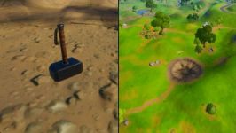 چکش تور برگشتن فضایی ها به فورتنایت Thor hammer in fortnite