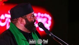 زمزمه یاحسین عزاداران در هیات خادم الرضاع قم مداحی سید علی حسینی نژاد