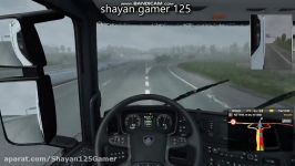 باران شدید در یورو تراک 2 shayan gamer 125 