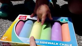 دیانا روما برنامه کودک دیانا نقاشی مداد شمعی های غول پیکر
