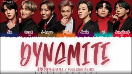 ورژن جدید ریمیکس اهنگ Dynamite بی تی اس BTS