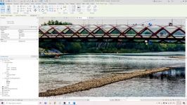 آموزش مدلسازی پل اتودسک رویت REVIT  وارد کردن تصاویر مرجع