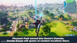 چالش Eliminate Doctor Doom Three times at Doom’s Domain فورتنایت