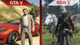 مقایسه حیرت انگیز Red Dead Redemption 2 در برابر Grand Theft Auto V