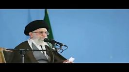 حضرت آیت الله خامنه ای  آمریکا غلط زیادی میکند 