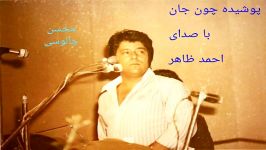 پوشیده چون جان ، احمد ظاهر