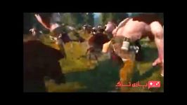 مبارزه هم زمان گرالت در Witcher3 تعداد زیادی دشمن