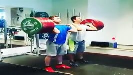 240KG وزنه برداری 2نفره اینم کار سختیه ها...