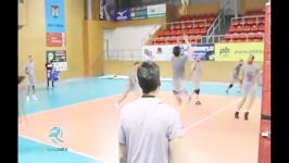 تمرینات ملی پوشان والیبال در اردوی چک
