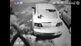 فیلم تعقیب گریز خودرو سرقتی توسط پلیس