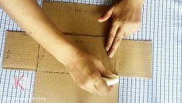  کاردستی، ساخت جعبه ای دستمال کاغذی.