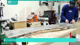آموزش ساخت میز رزین  میز رزینی  رزین اپوکسی رزین اپوکسی مدل آبشاری