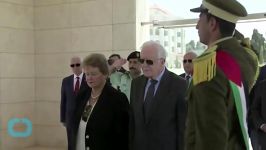 Jimmy Carter meets with Mahmoud Abbas