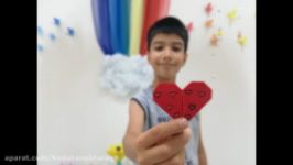 آموزش اوریگامی قلب کاغذی  کودکان خلاق  اوریگامی اوریکا