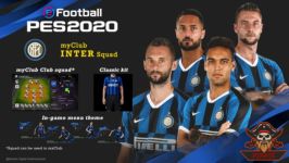 بازیکنان تیم اینتر میلان در PES 2020 لوکاکوی تانک 