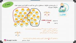 فصل۱ ریاضی دوم ابتدایی، بخش سوم